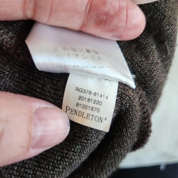 Vintage Y2K Pendelton Men's Multicolor Striped Sweater Vest Large Grandpa - Picture 10 of 10